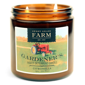 Sweet Grass Farm Gardners Citronella Candle 16 oz Soy Candle