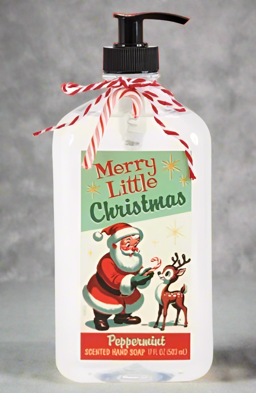 Mid-Century Santa Hand Soap