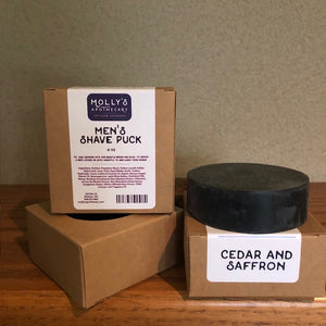 Hockey Puck Shaped Shaving Soap