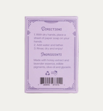 Paper Travel Soap