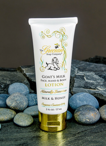 Grecian Soap Organic Goats Milk Lotion 2oz Tube