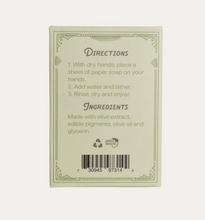Paper Travel Soap