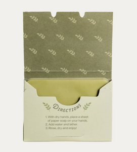 Paper Travel Soap