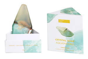 Summer Salt Body Aquamarine Crystal Soap