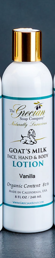 Grecian Soap Organic Goats Milk Lotion